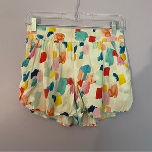 Marine Layer x Britt Bass Multicolor Brushstrokes Shorts size Small